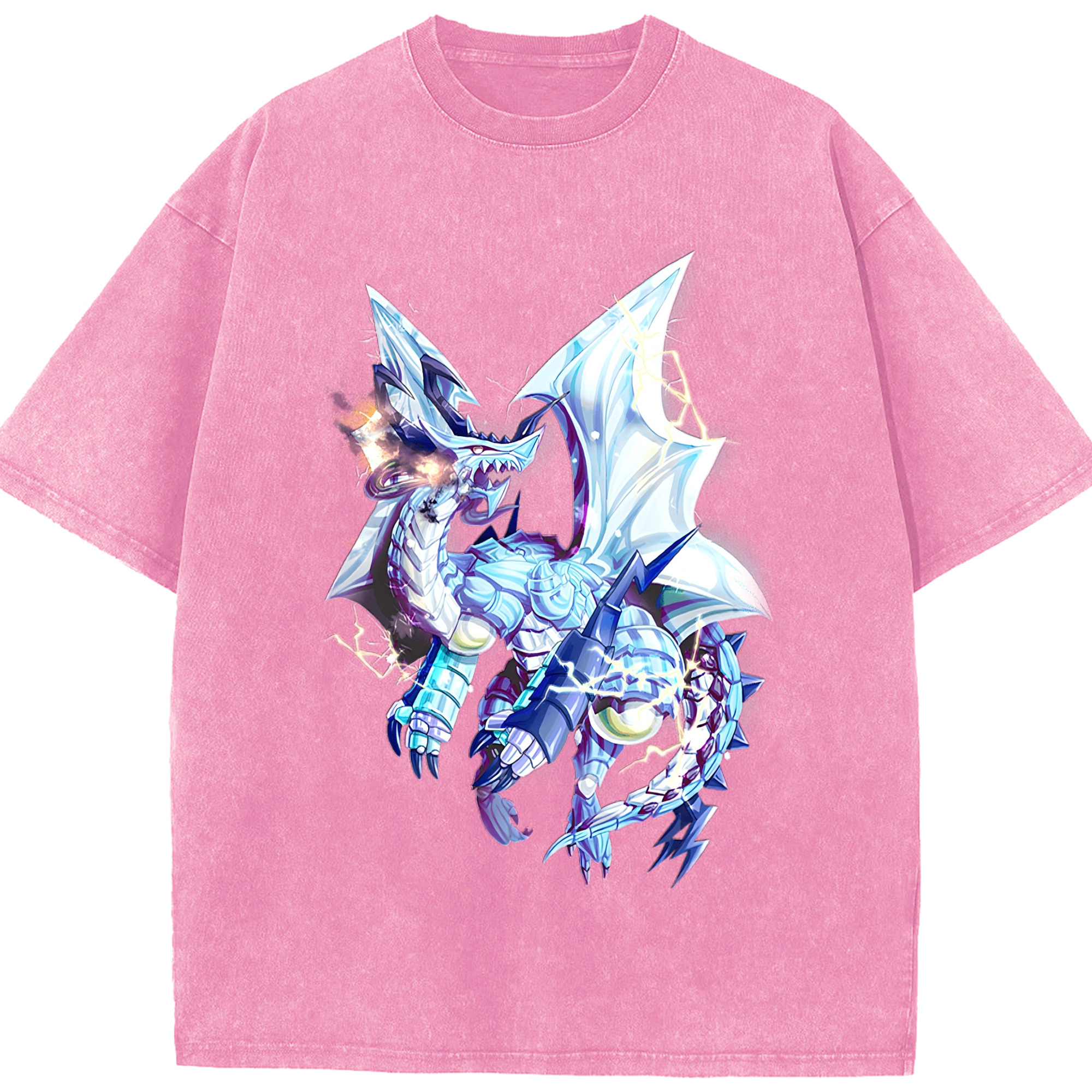 （画像用） 遊☆戯☆王 Yu-Gi-Oh! 綿100% ヴィンテージ風 半袖Tシャツ（フロントプリント）